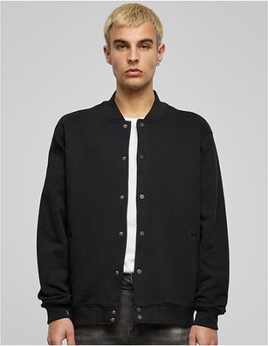 B-BY242-Mens Heavy Tonal College Jacket